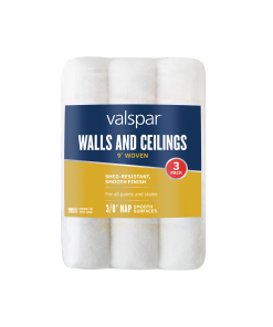 Valspar® 3-pack 9-in x 3/8-in Walls and Ceilings Woven Roller Cover