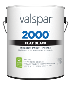 Valspar® 2000™ Flat Black