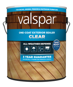Valspar® One-Coat Clear Exterior Sealer