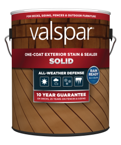 Valspar® One-Coat Solid Stain & Sealer
